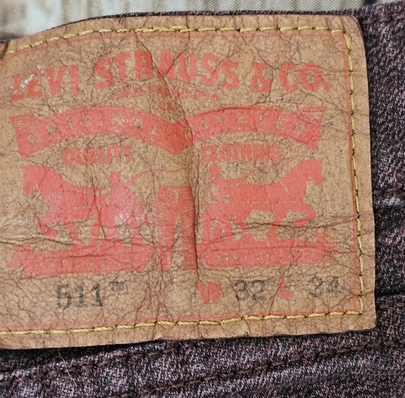 Levi's Strauss Men's 511 Jean's Slim Fit Rusty Stone Wash Color 32x33 - Picture 8 of 12